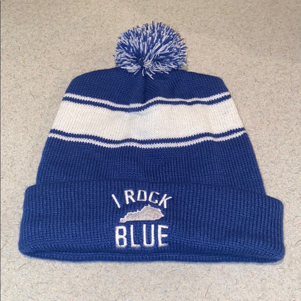 UK “I Rock Blue” Beanie Hat